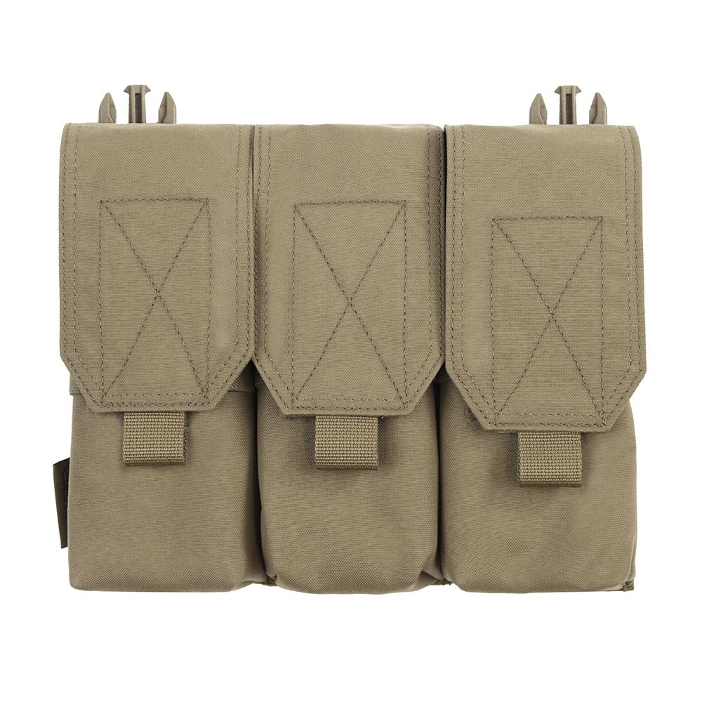 Warrior Detachable Triple Covered M4 Pouch – Coyote Tan