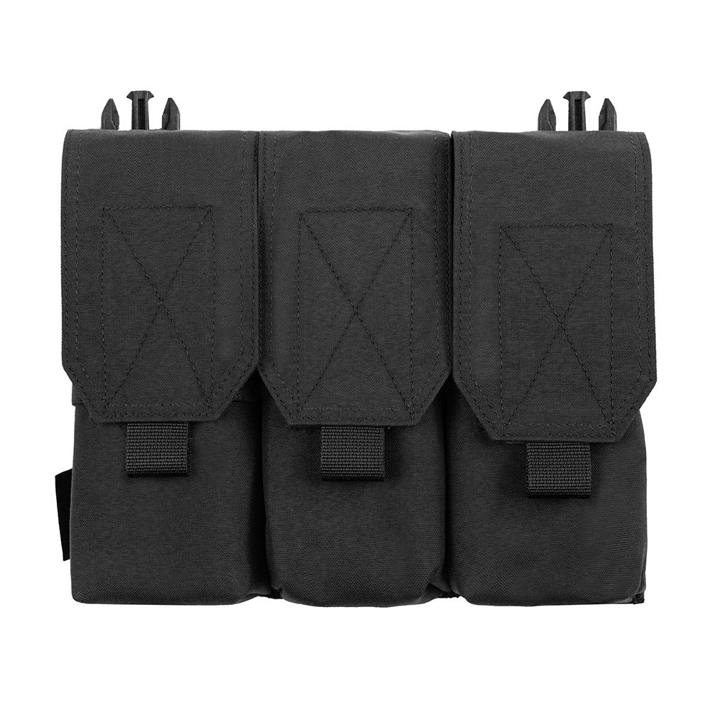 Warrior Detachable Triple Covered M4 Pouch – Black