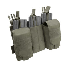 Warrior Detachable Front Panel MK1 (3x 5.56 Mag Pouches and 2 Utility Pouches) - Ranger Green