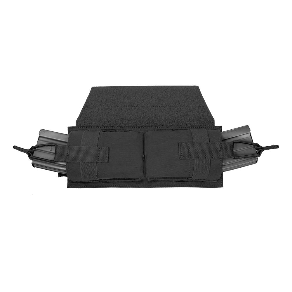 Warrior Horizontal Velcro Mag Pouch - Black
