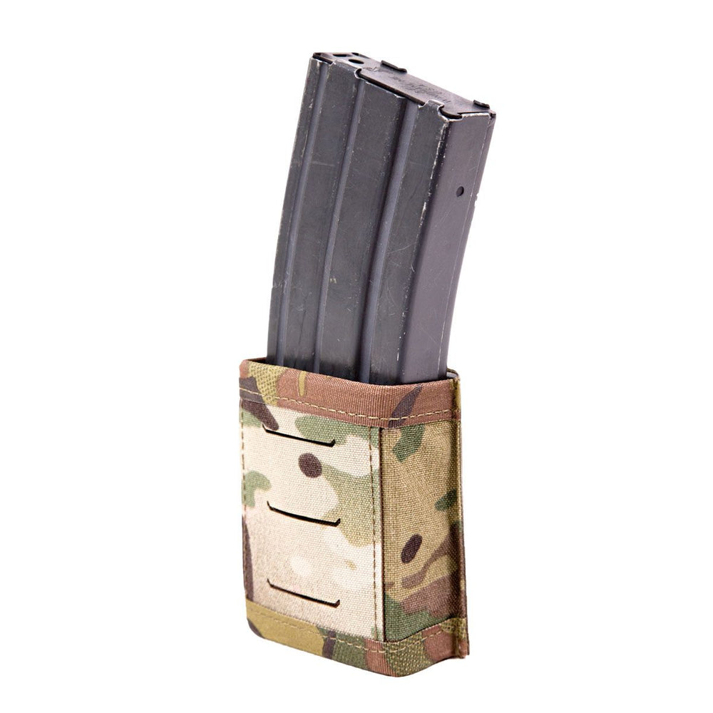Warrior Laser Cut Single Snap Mag Pouch 5.56mm Short - Multicam