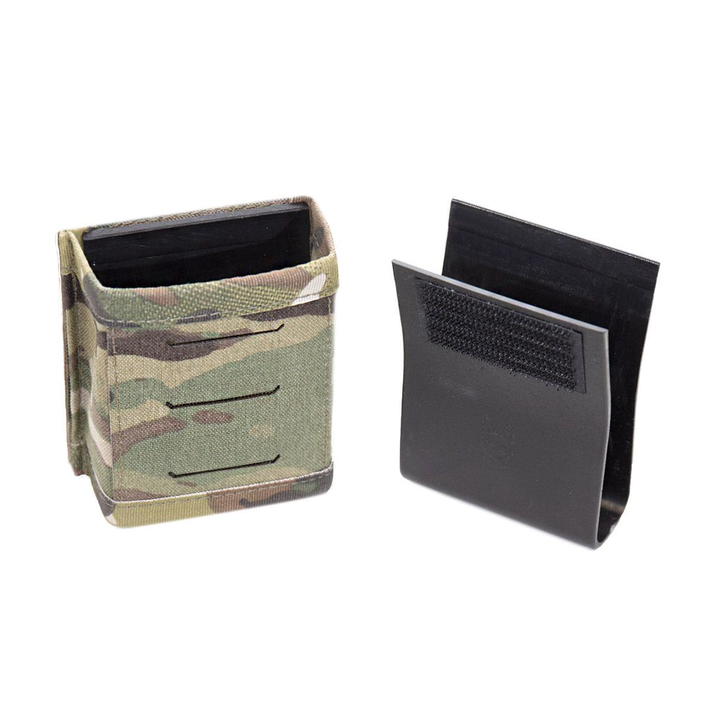 Warrior Laser Cut Single Snap Mag Pouch 5.56mm Short - Multicam