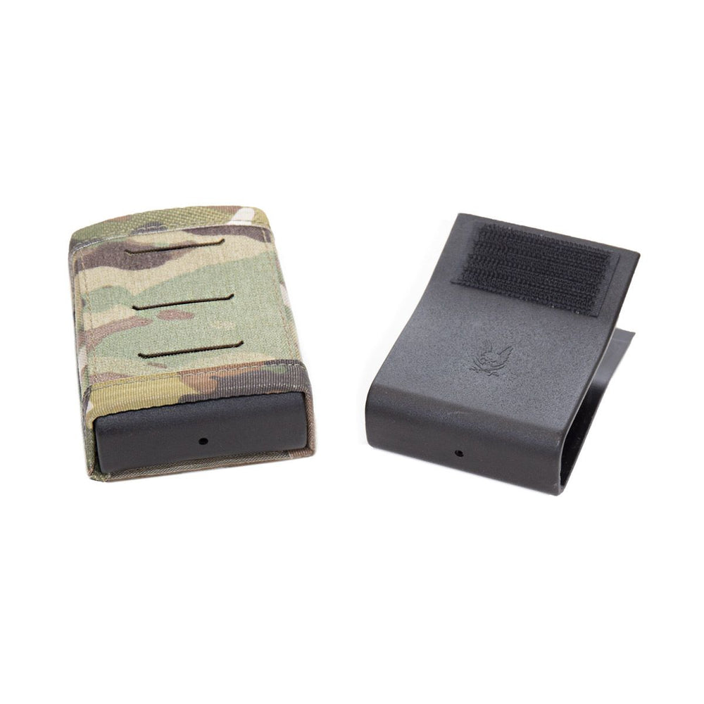 Warrior Laser Cut Single Snap Mag Pouch 5.56mm Short - Multicam