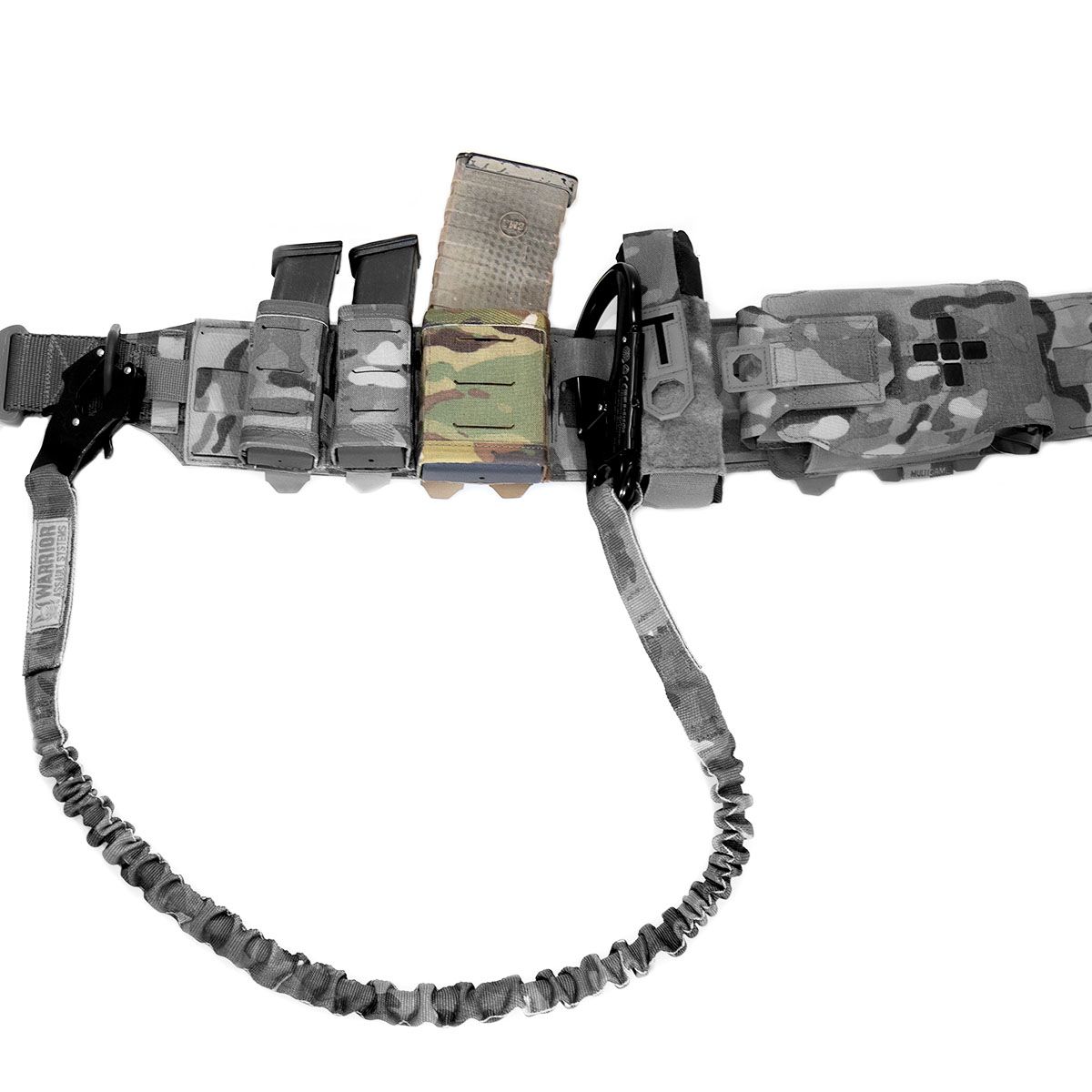 Warrior Laser Cut Single Snap Mag Pouch 5.56mm Short - Multicam
