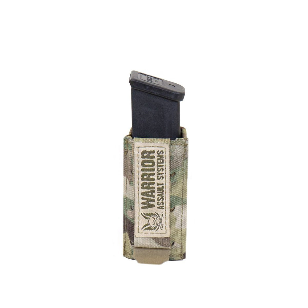 Warrior Laser Cut Single Snap Mag Pouch 9mm Short - Multicam