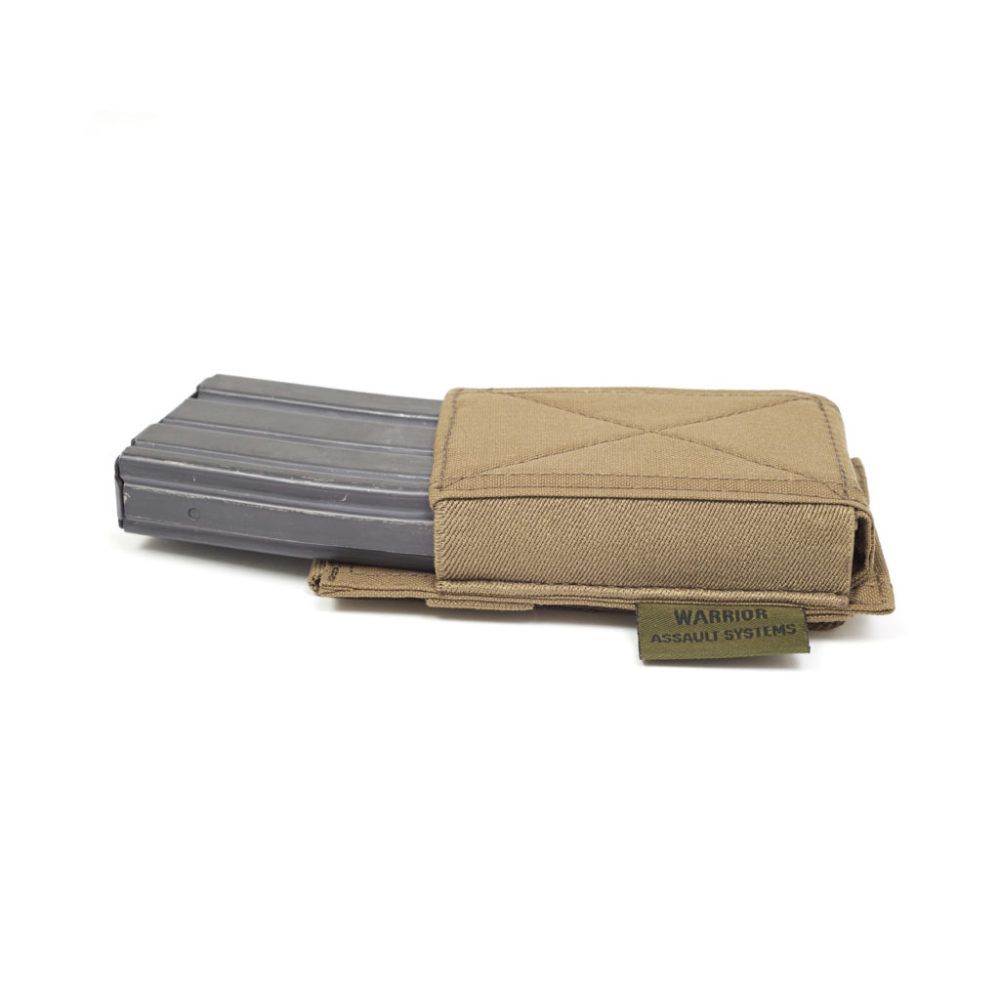 Warrior Single Elastic Mag Pouch Coyote Tan