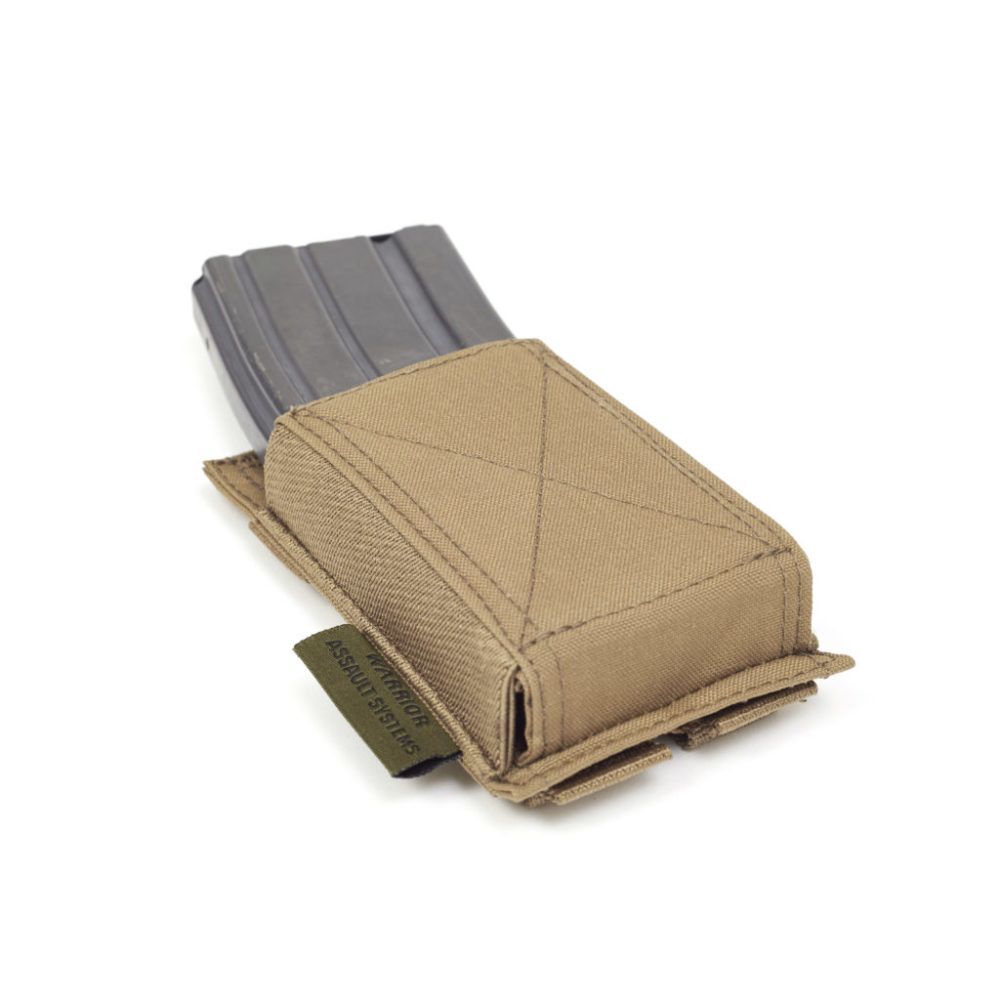 Warrior Single Elastic Mag Pouch Coyote Tan