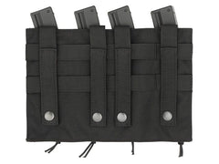 Quadrupla Porta Caricatori da MP5/SMG Molle - Black