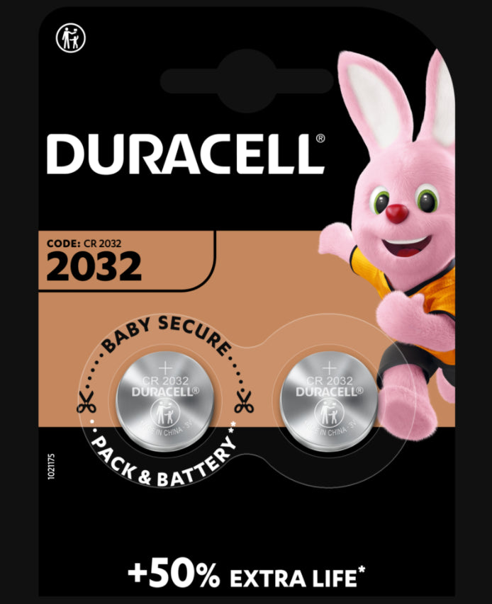 DURACELL - CR2032 da 3 Volt Confezione 1 Pezzi