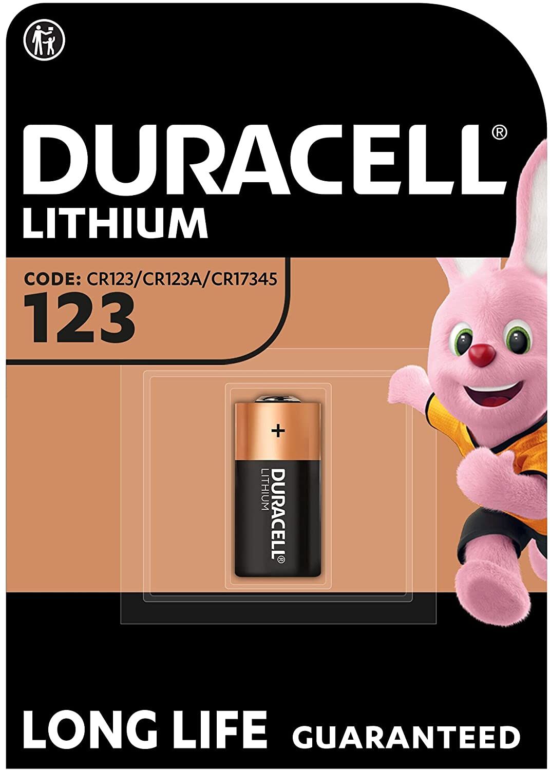 DURACELL - CR123 da 3 Volt Confezione 1 Pezzi