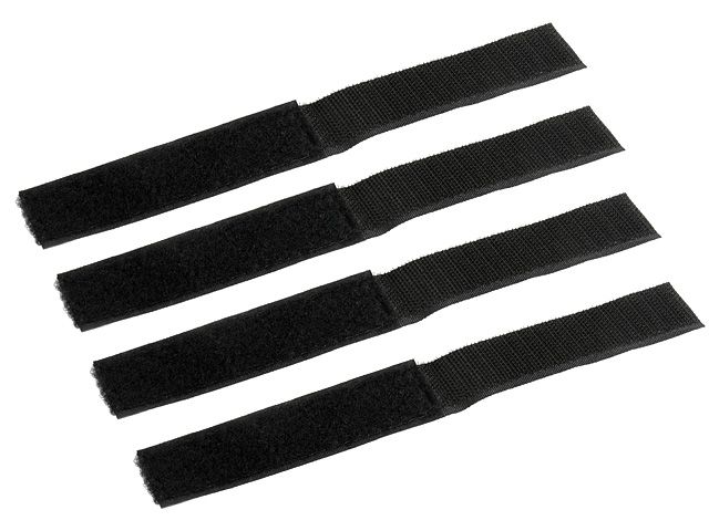 Molle Strips for ID Patches - Black