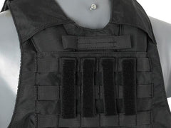 Molle Strips for ID Patches - Black