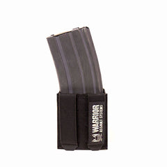 Warrior Laser Cut Single Snap Mag Pouch 5.56mm Short - Black