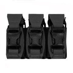 Warrior Laser Cut Triple 40mm Flash Bang Pouch – Black