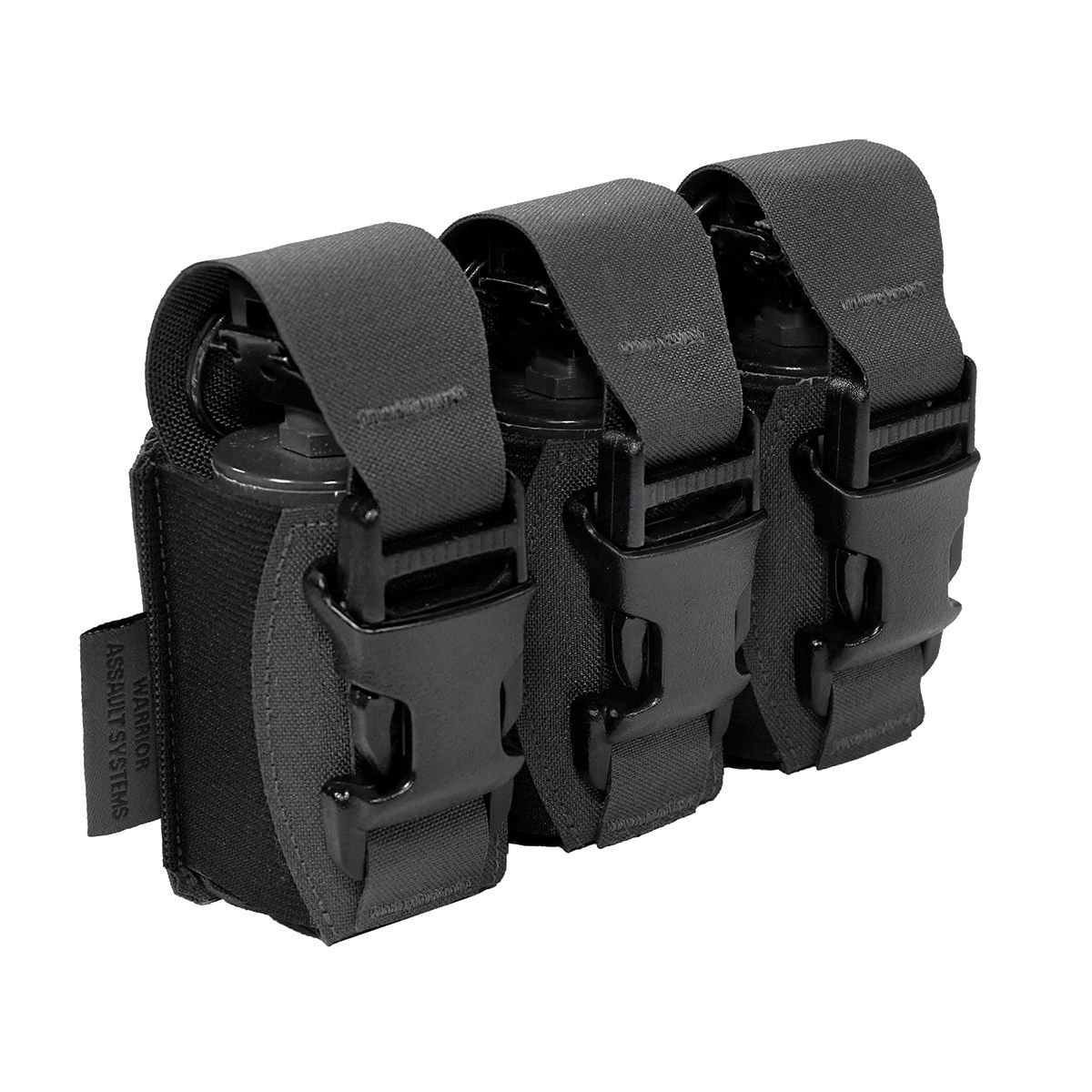 Warrior Laser Cut Triple 40mm Flash Bang Pouch – Black