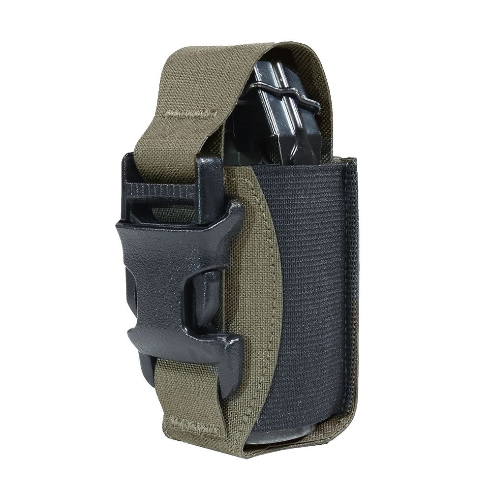 Warrior Laser Cut Single 40mm Flash Bang Pouch – Ranger Green