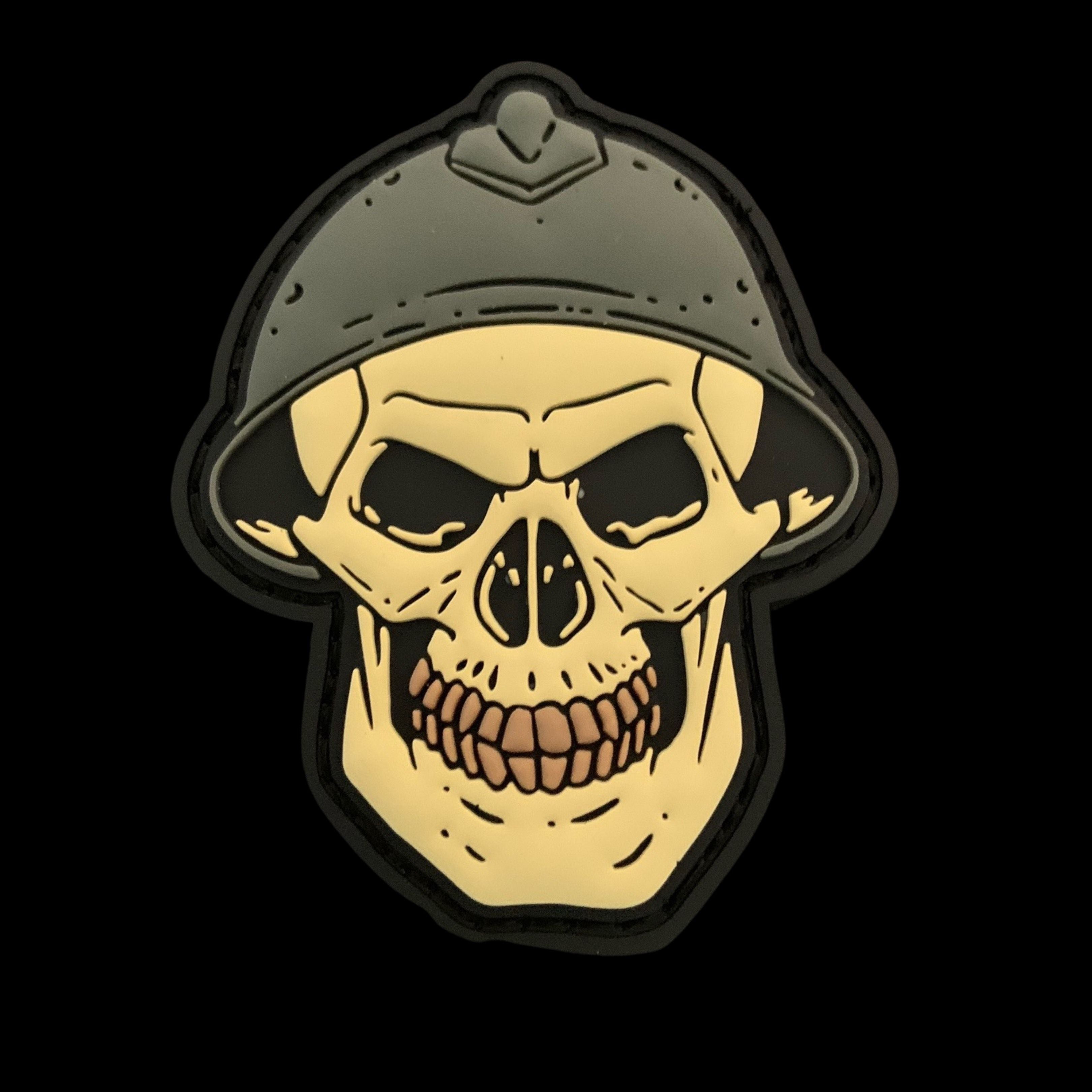 PATCH Skull Logo Low Vis Pvc