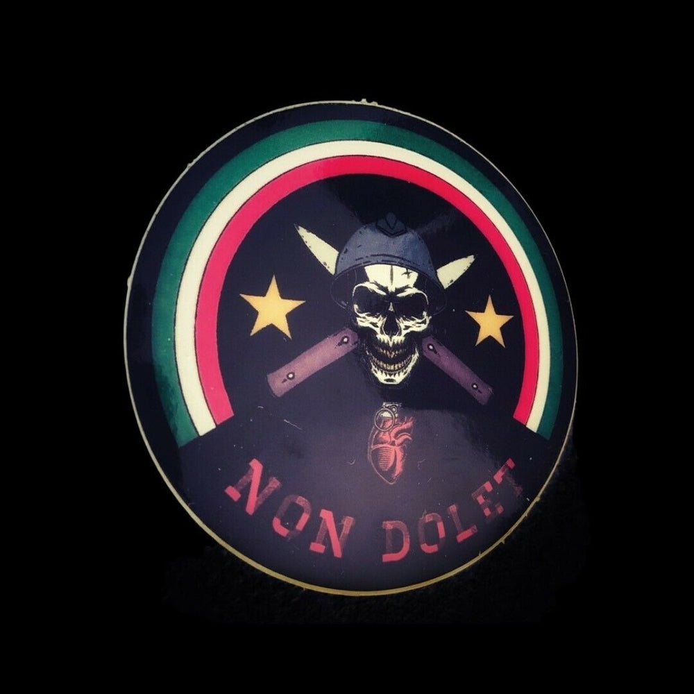 Sticker Black Classic NON DOLET ITALIA