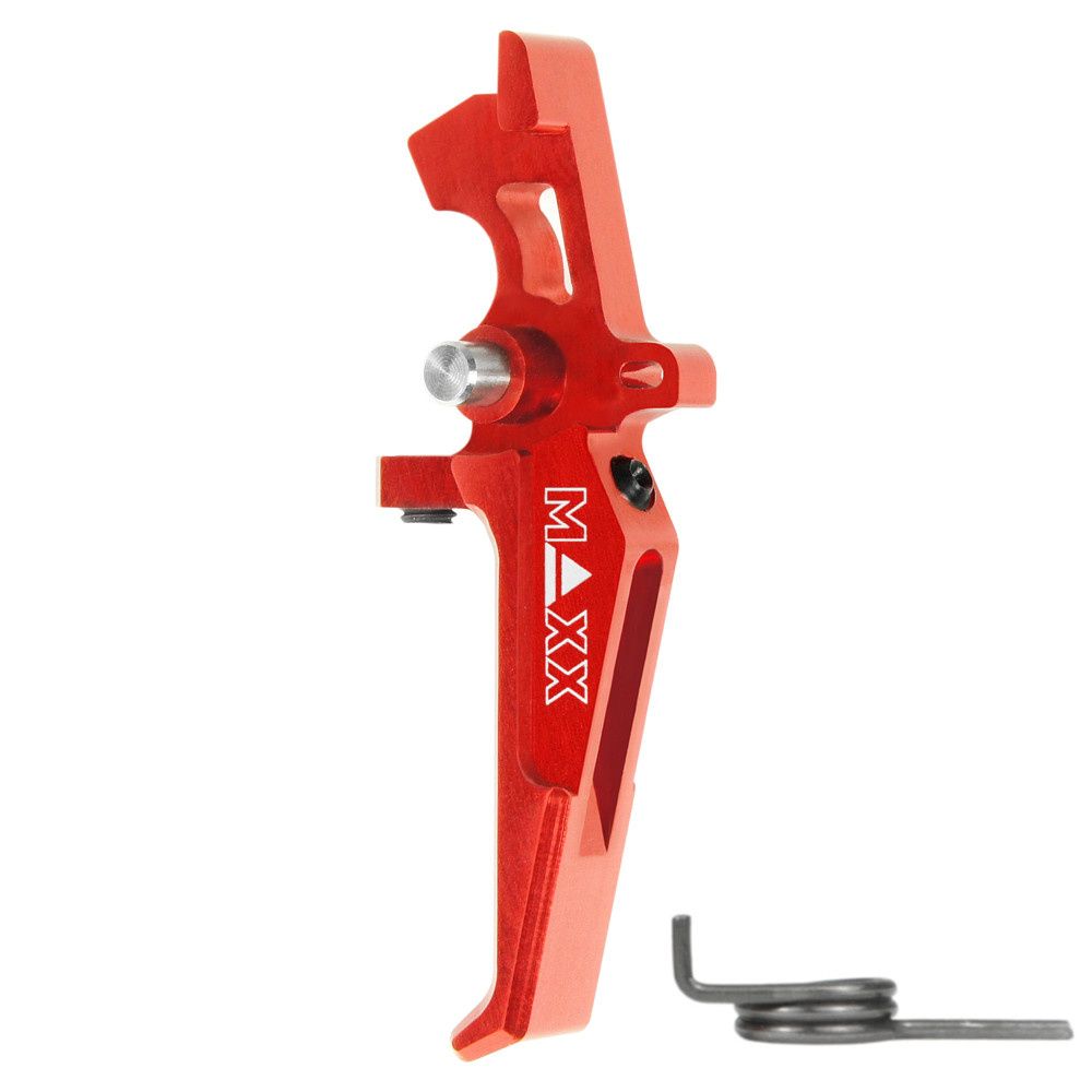 CNC Aluminum Advanced Speed Trigger (Style E) - Red
