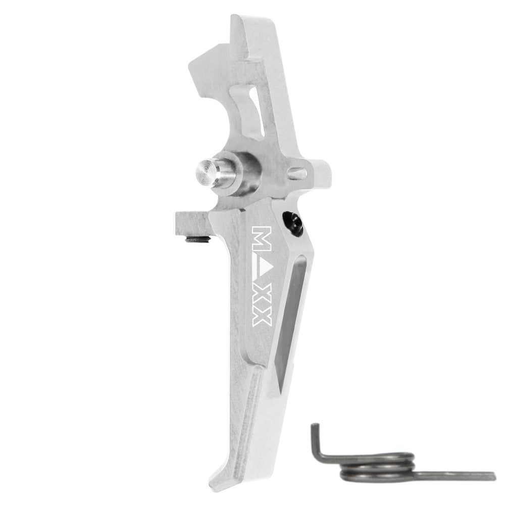 CNC Aluminum Advanced Speed Trigger (Style E) - Silver