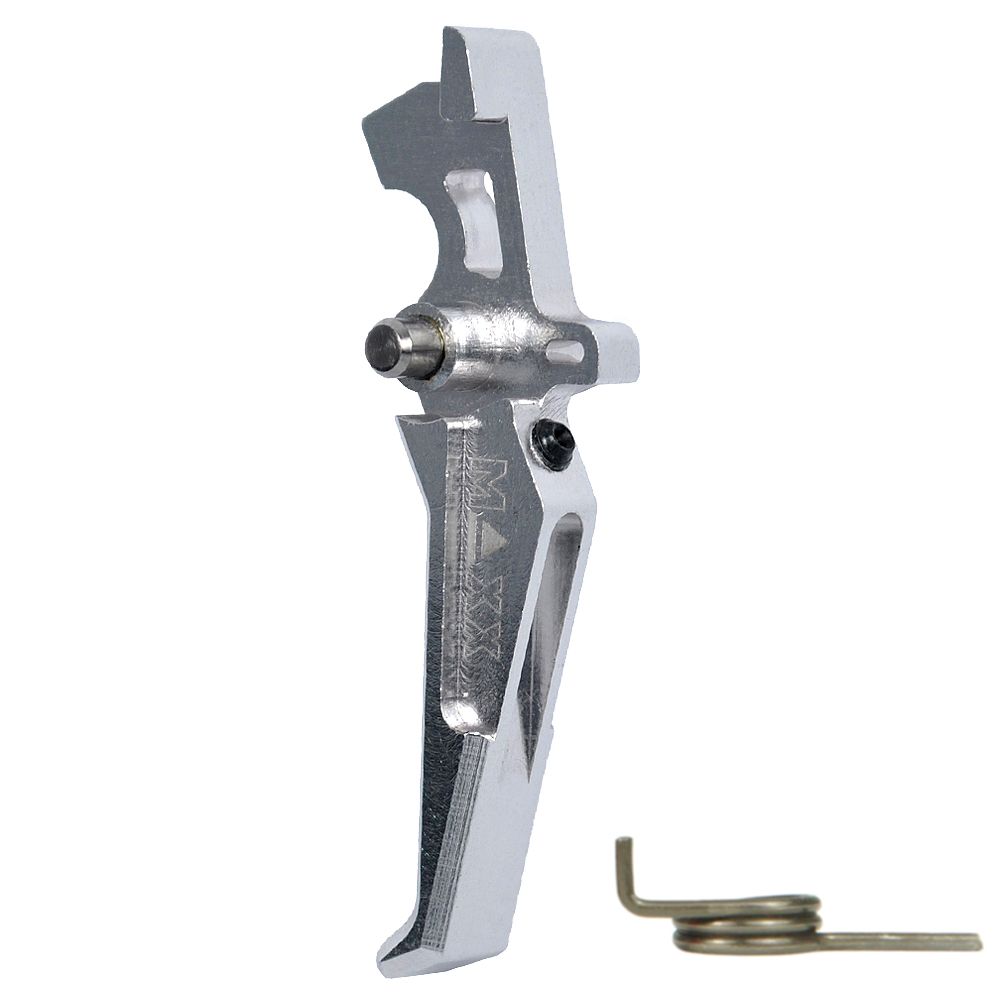 CNC Aluminum Advanced Trigger (Style E) - Silver