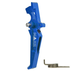 CNC Aluminum Advanced Trigger (Style E) - Blue