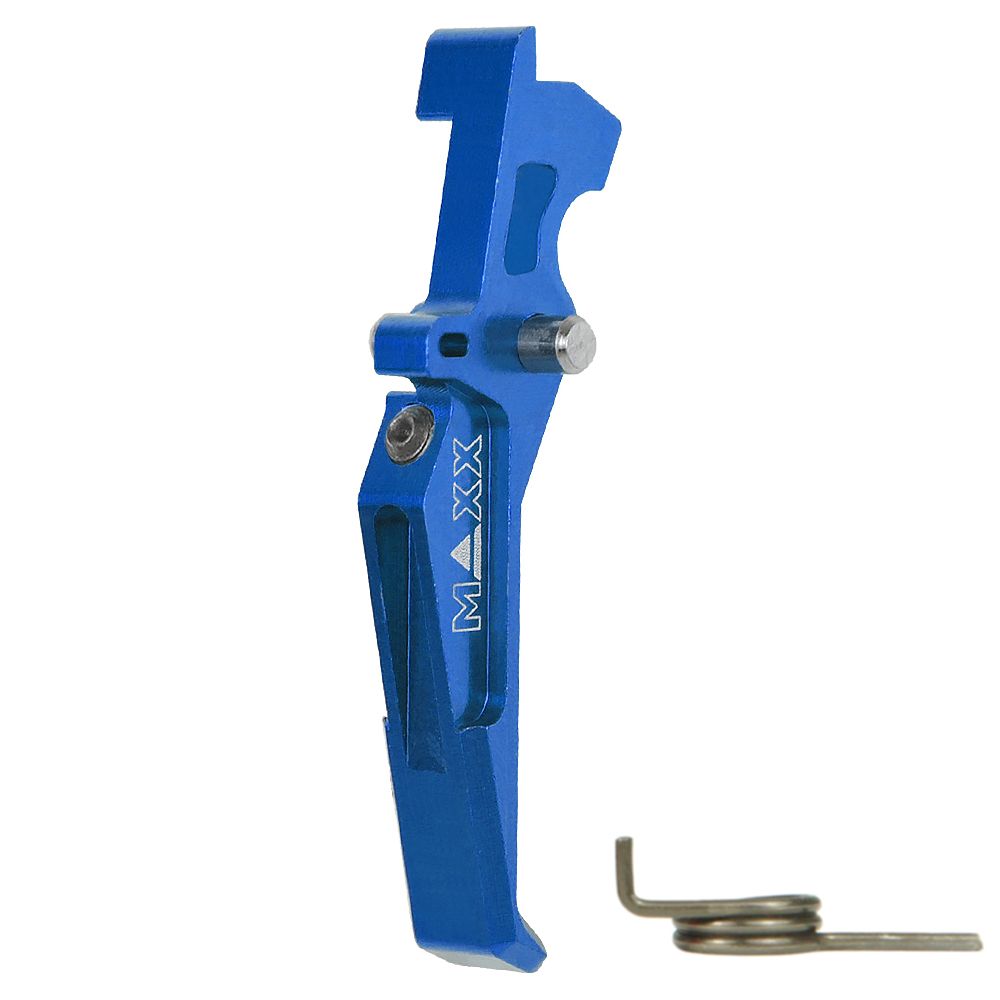 CNC Aluminum Advanced Trigger (Style E) - Blue