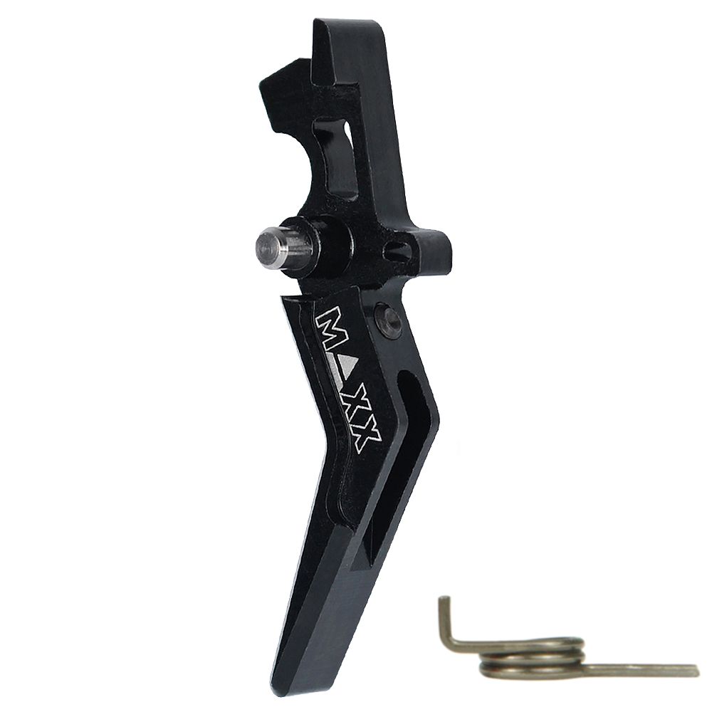 CNC Aluminum Advanced Trigger (Style A) - Black