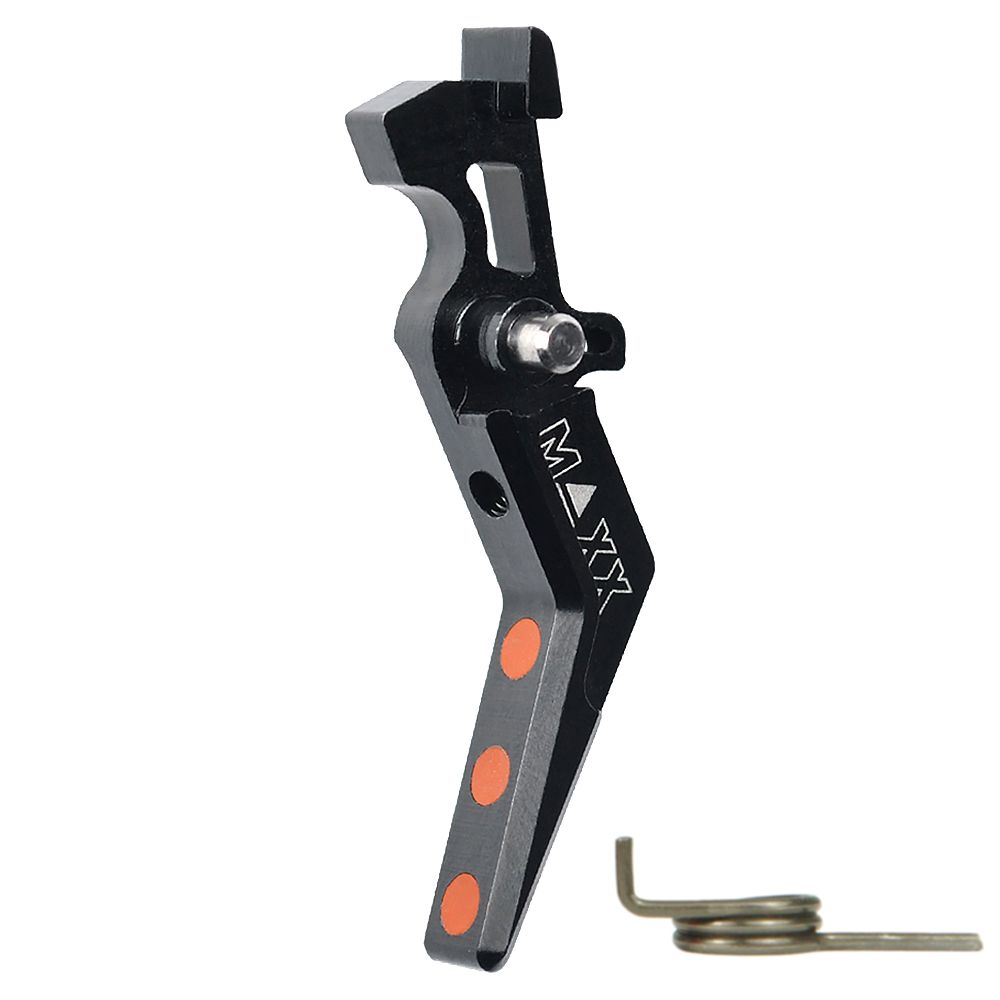 CNC Aluminum Advanced Trigger (Style A) - Black