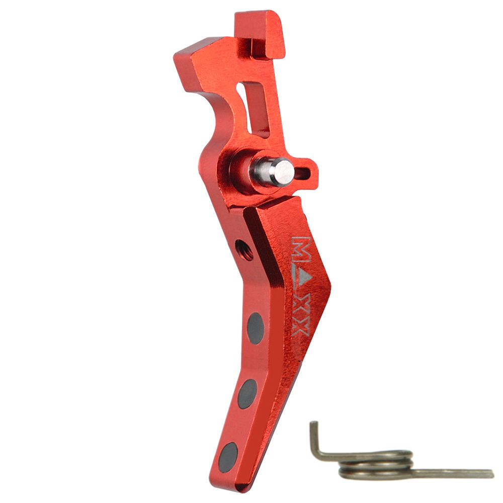 CNC Aluminum Advanced Trigger (Style B) - Red