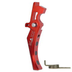 CNC Aluminum Advanced Trigger (Style D) - Red
