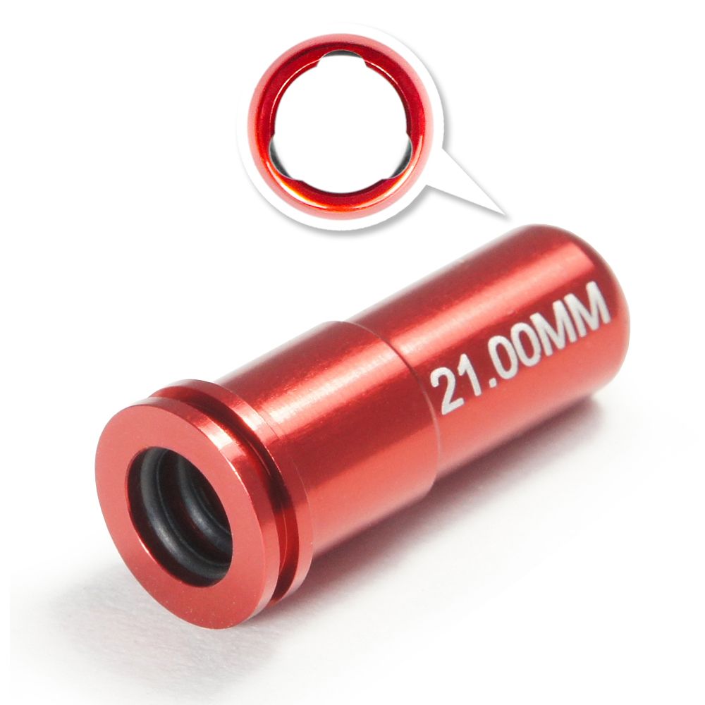 CNC Aluminum Double O-Ring Air Seal Nozzle 21.00mm for AEG