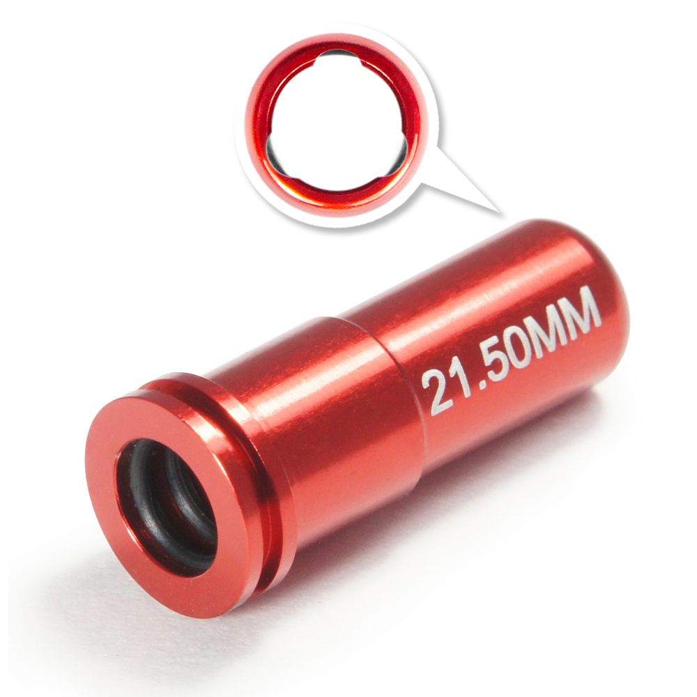 CNC Aluminum Double O-Ring Air Seal Nozzle 21.50mm for AEG