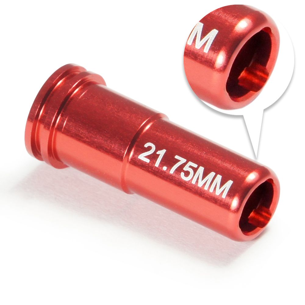 CNC Aluminum Double O-Ring Air Seal Nozzle 21.75mm for AEG