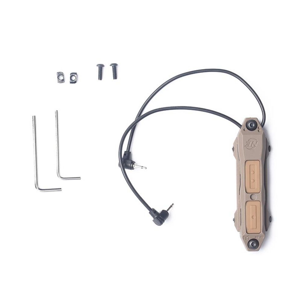 Tactical Augmented Dual Function Tape Switch with Lock 2.5mm - Dark Earth