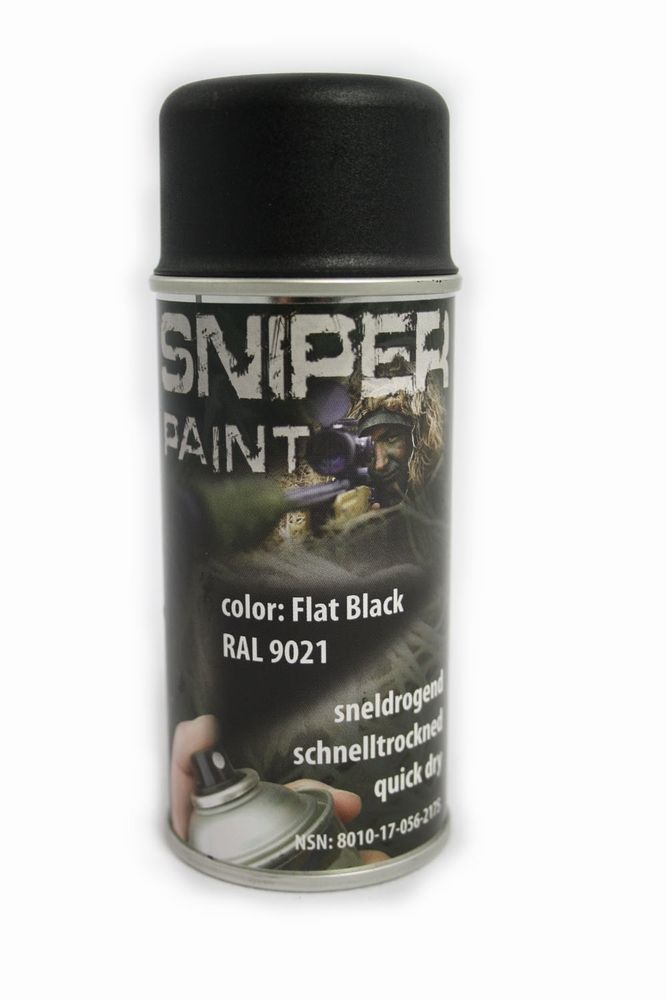 Vernice spray Flat Black FOSCO