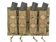 Quadrupla Porta Caricatori da MP5/SMG Molle - Multicam