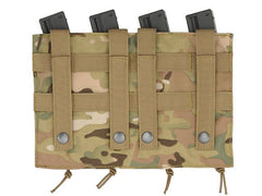 Quadrupla Porta Caricatori da MP5/SMG Molle - Multicam