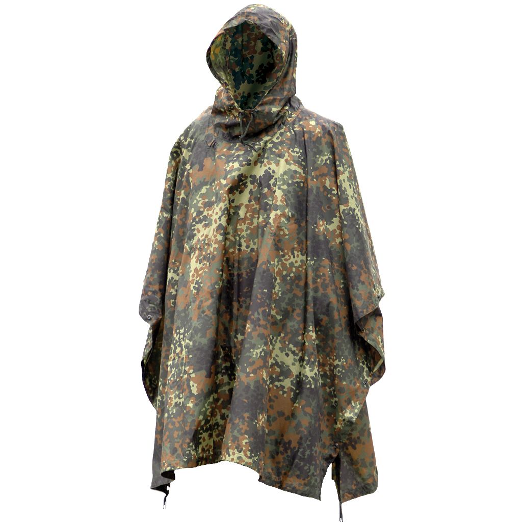 Poncho flecktarn