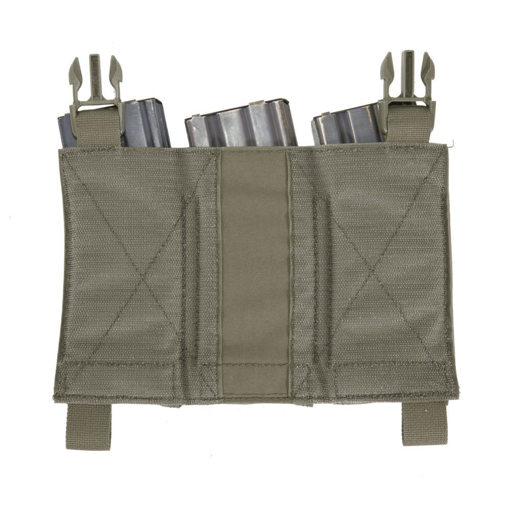 Warrior Removable Triple Elastic Mag Pouch Ranger Green