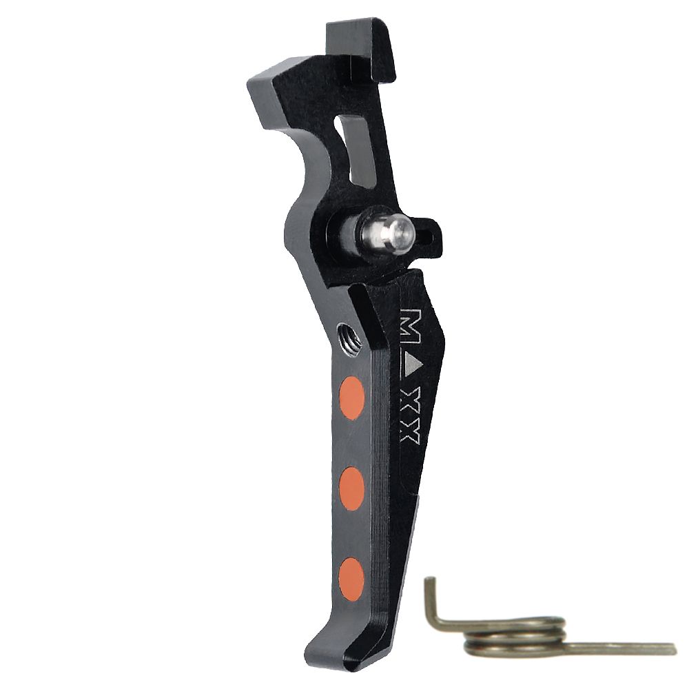 CNC Aluminum Advanced Trigger (Style E) - Black