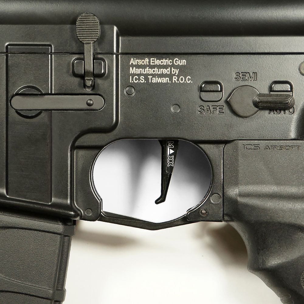 CNC Aluminum Advanced Trigger (Style E) - Black