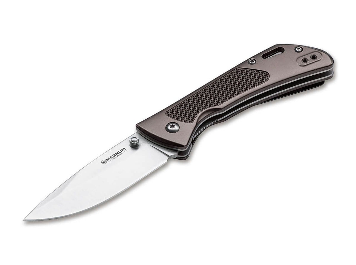 Boker/Magnum - Advance Checkering Dark Bronze