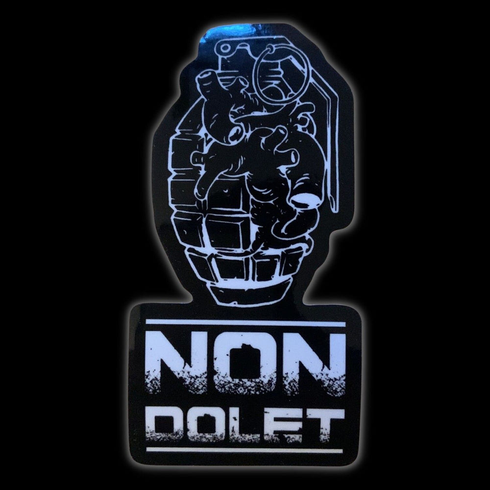 Sticker BOMBA B&W NON DOLET ITALIA