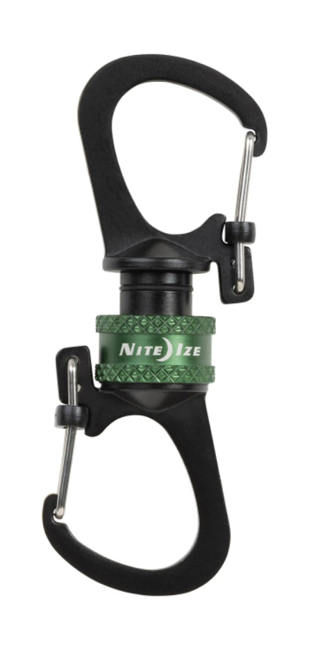 Nite Ize - Slidelock 360 Magnetic Locking Dual Carabiner - OD