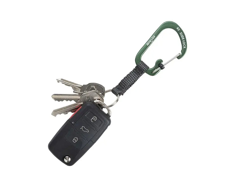 Nite Ize - SlideLock Key Ring  - Green