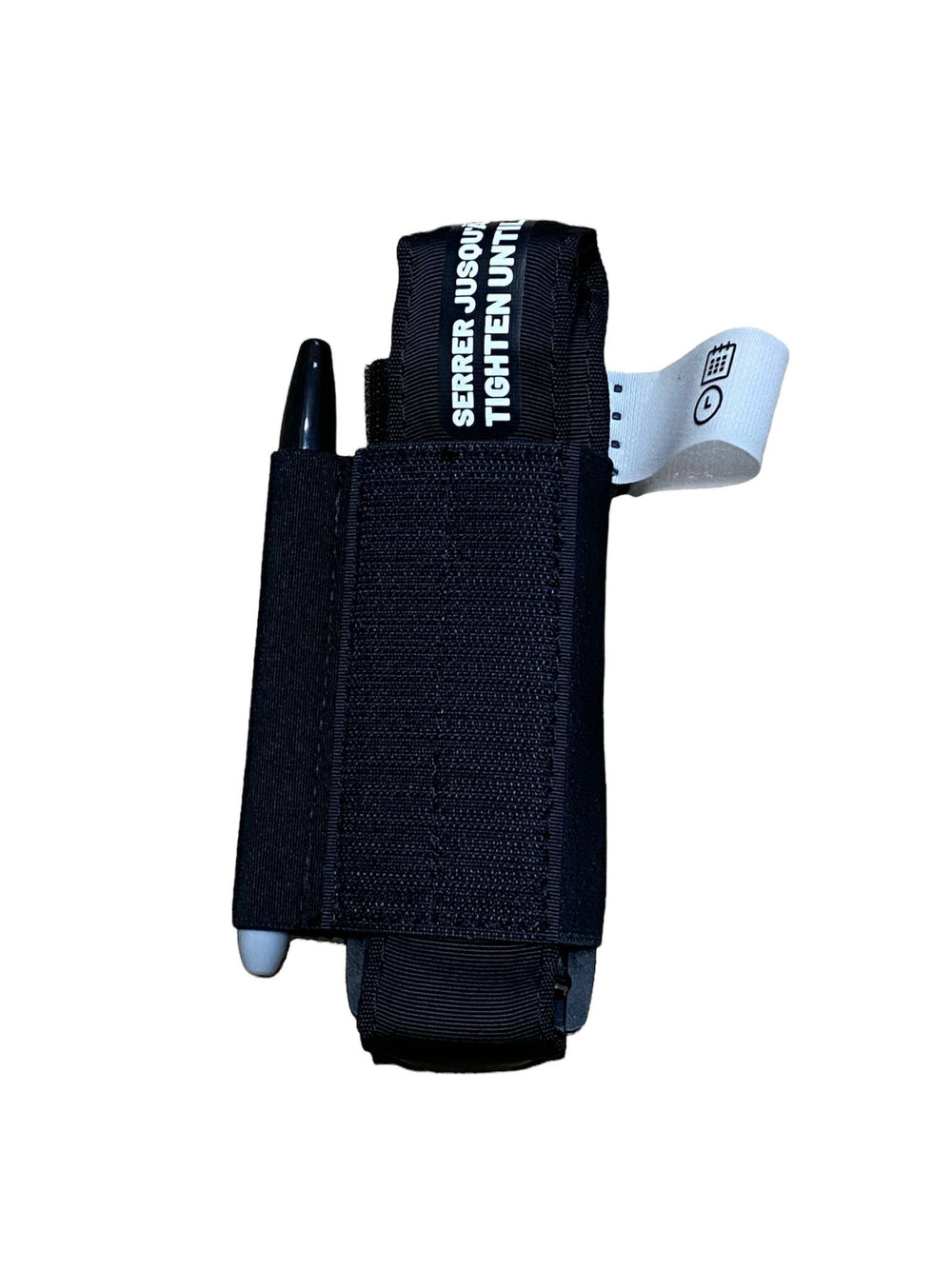 Porta Tourniquet Velcrato Elastico da Sottocintura - Black