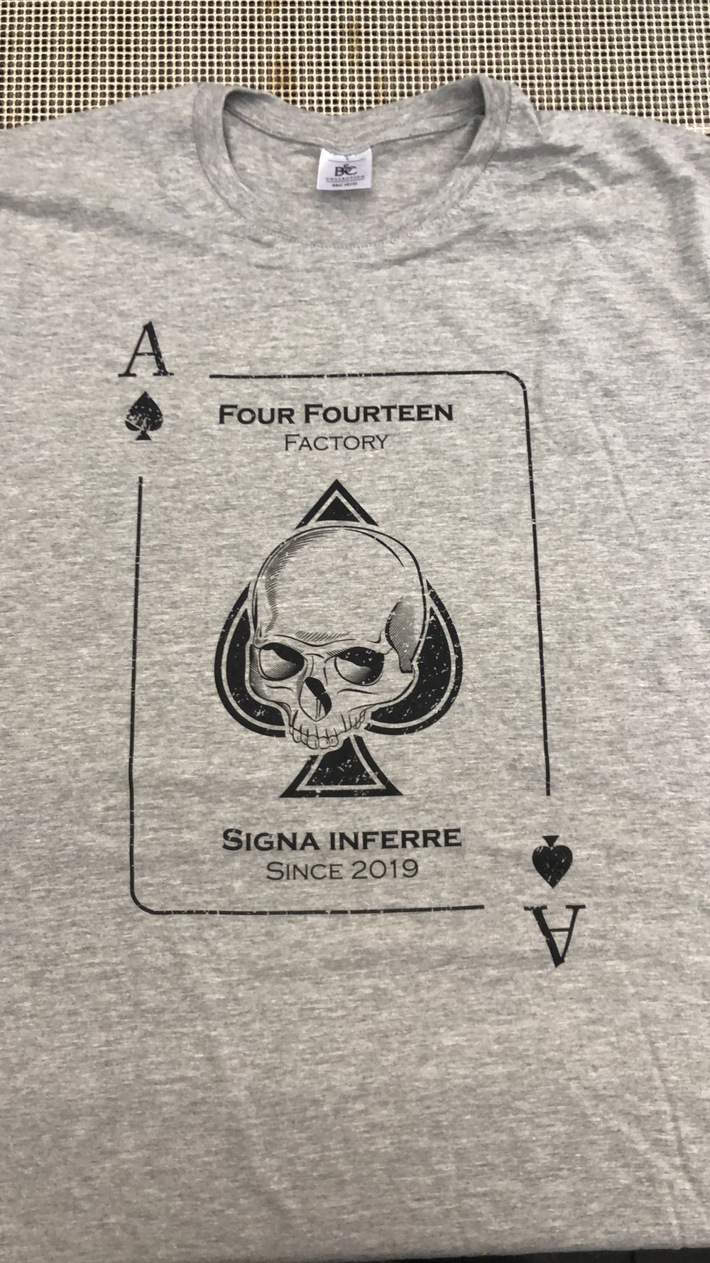 4-14 T-Shirt “ACE OF SPADES” Grey