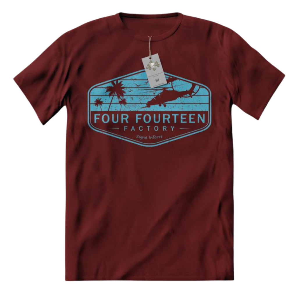 4-14 T-shirt “STORM” Burgundy