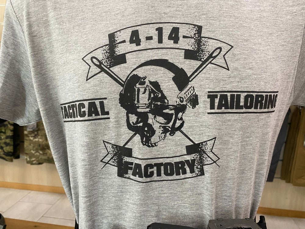 4-14 T-shirt “TACTICAL TAILORING” Grigio Chiaro